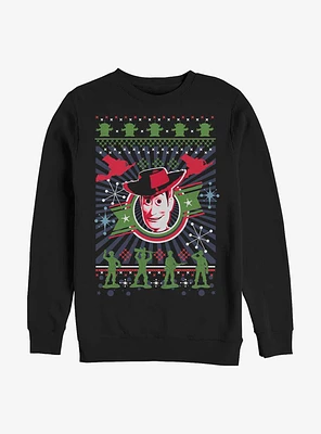 Disney Pixar Toy Story Winter Stitches Crew Sweatshirt