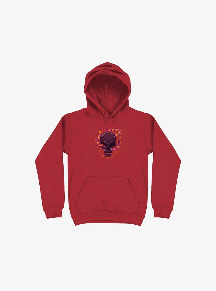 Skull Snake Illustration Hoodie
