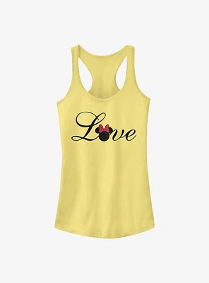 Disney Minnie Mouse Love Script Girls Tank