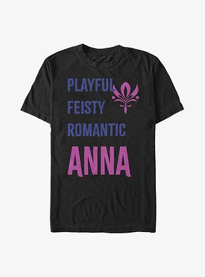 Disney Frozen Anna List T-Shirt