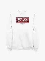 Marvel Spider-Man: No Way Home I Love Spider-Man Sweatshirt