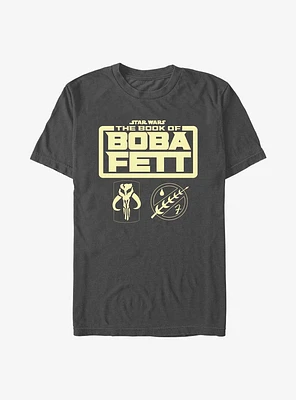 Star Wars The Book Of Boba Fett Armor Logo T-Shirt