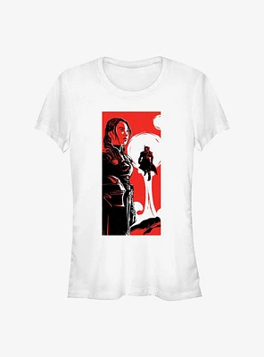 Star Wars The Book Of Boba Fett Fennec Poster Girls T-Shirt