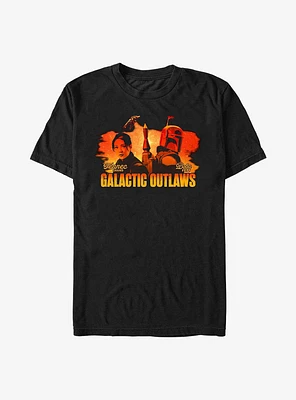 Star Wars The Book Of Boba Fett Galactic Sunset T-Shirt