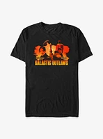 Star Wars The Book Of Boba Fett Galactic Sunset T-Shirt