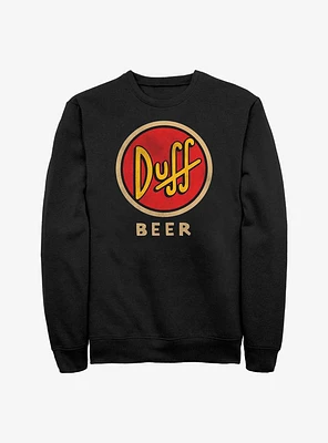 The Simpsons Vintage Duff Dark Crew Sweatshirt