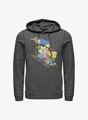 The Simpsons Gone Sledding Hoodie