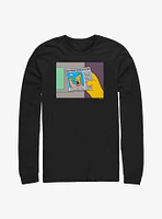 The Simpsons Old Man Yells Long-Sleeve T-Shirt