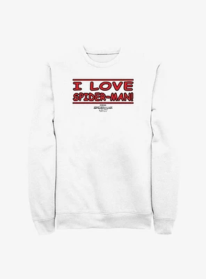Marvel Spider-Man: No Way Home Spidey Love Crew Sweatshirt