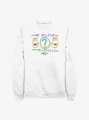 Marvel Spider-Man: No Way Home We Believe Mysterio Crew Sweatshirt