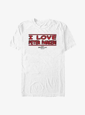 Marvel Spider-Man: No Way Home I Love Peter Parker T-Shirt