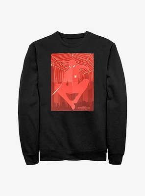 Marvel Spider-Man: No Way Home Hero Poster Crew Sweatshirt