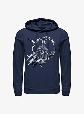 Marvel Spider-Man: No Way Home White Tech Hoodie