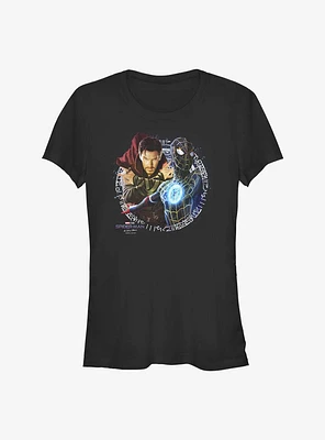 Marvel Spider-Man: No Way Home Doctor Strange And Spider-Man Girls T-Shirt
