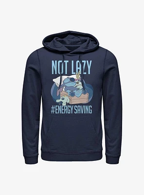 Disney Lilo & Stitch Not Lazy Energy Saving Hoodie