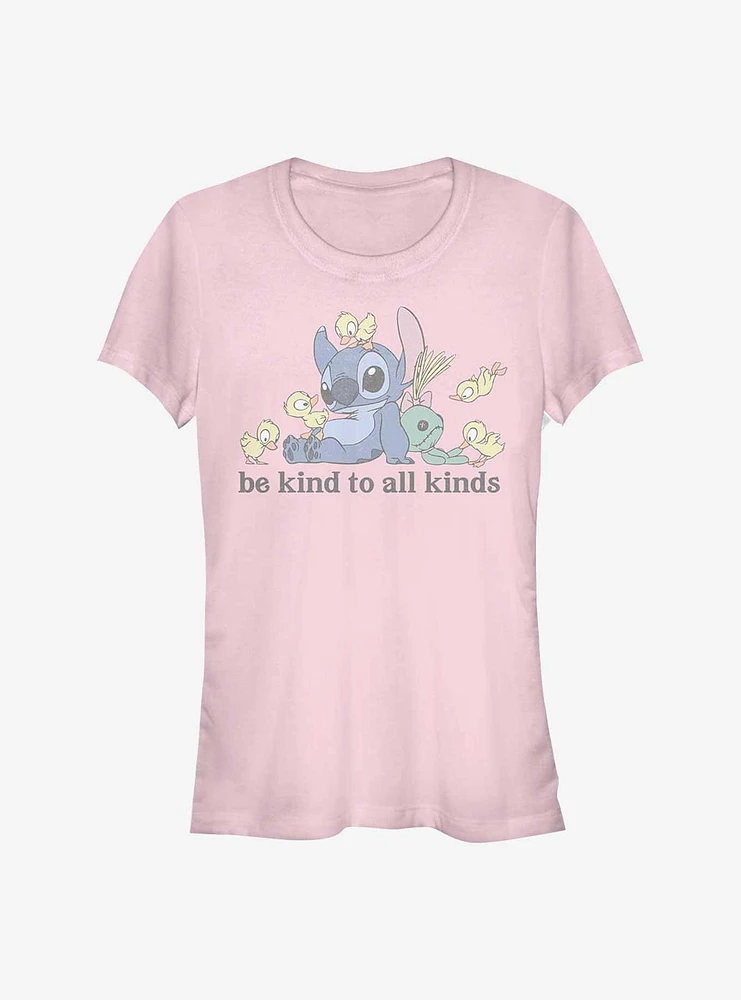 Disney Lilo & Stitch Be Kind To All Kinds Girls T-Shirt
