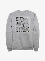 Disney Lilo & Stitch Photo Shot Snap Crew Sweatshirt