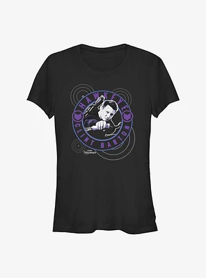 Marvel Hawkeye Clint Barton Stamp Girls T-Shirt