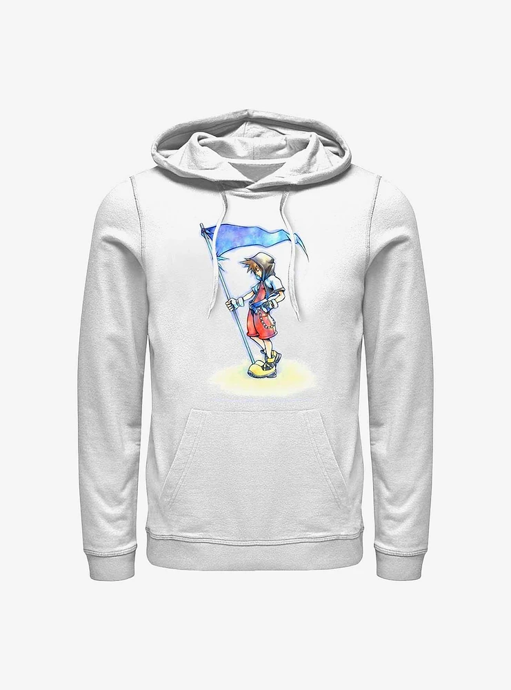 Disney Kingdom Hearts Sora With Flag Hoodie