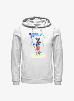 Disney Kingdom Hearts Sora With Flag Hoodie