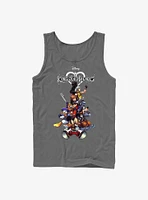 Disney Kingdom Hearts Group With Logo Tank
