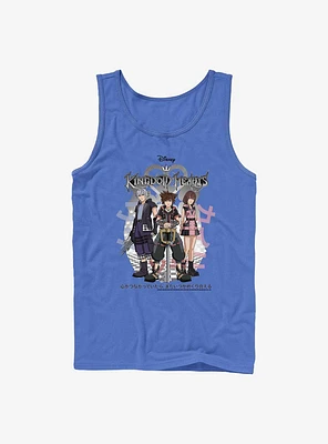 Disney Kingdom Hearts Sora Japanese Text Group Tank