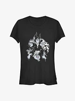 Disney Villains Villain Heads Girls T-Shirt