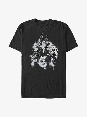 Disney Villains Villain Heads T-Shirt