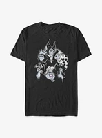 Disney Villains Villain Heads T-Shirt