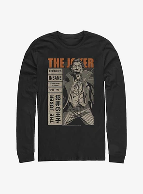 DC Comics Batman Joker Cover Long-Sleeve