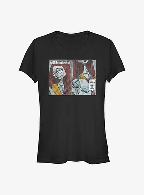 The Nightmare Before Christmas Sally Comic Girls T-Shirt