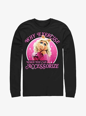 Disney The Muppets Accessorized Piggy Long Sleeve T-Shirt