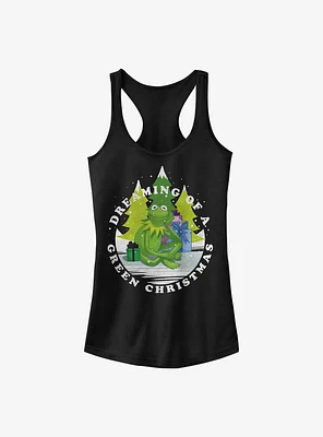 Disney The Muppets Green Christmas Girls Tank