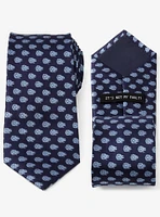 Star Wars Millennium Falcon Blue Tonal Tie