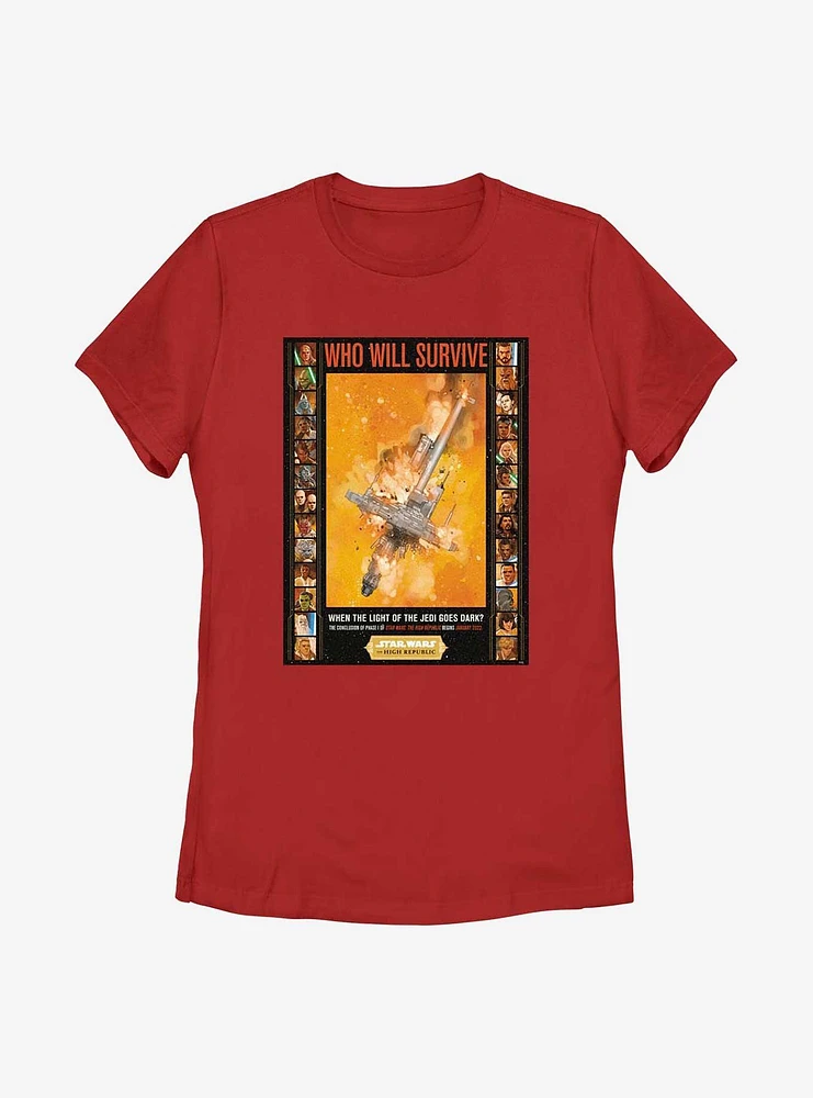 Star Wars: The High Republic Who Will Survive Womens T-Shirt