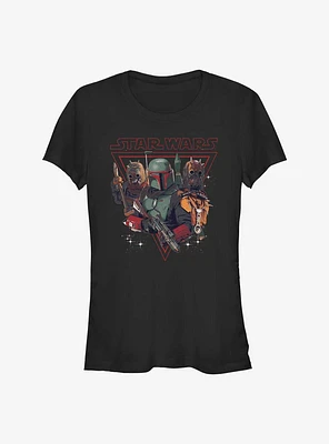 Star Wars The Book Of Boba Fett Bounty Hunting Girls T-Shirt