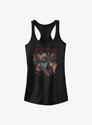 Star Wars The Book Of Boba Fett Bounty Hunting Girls Tank Top
