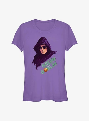 Marvel Spider-Man: No Way Home Hooded Green Goblin Girls T-Shirt