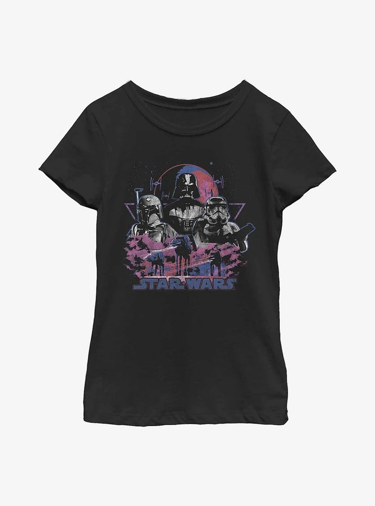 Star Wars The Empire Strikes Back Vintage Youth Girls T-Shirt