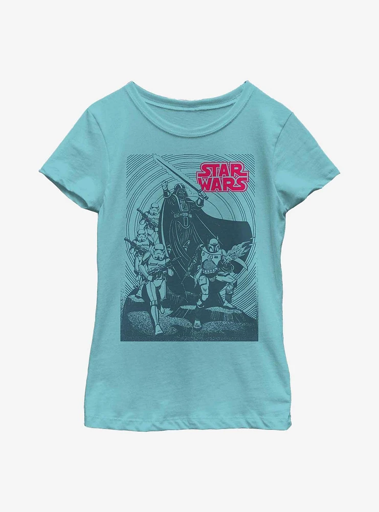 Star Wars Dark Side Cliff Youth Girls T-Shirt