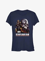 Star Wars The Book Of Boba Fett Double Krrsantan Girls T-Shirt