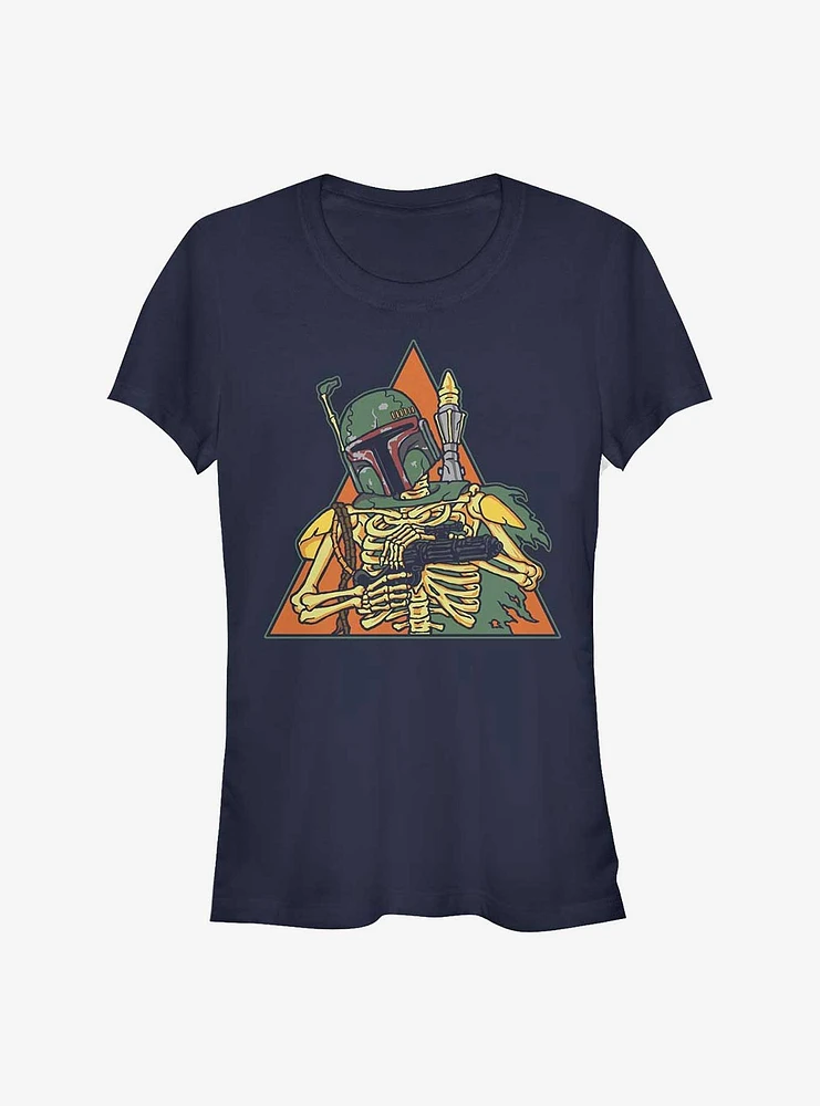 Star Wars Skeleton Boba Girl's T-Shirt