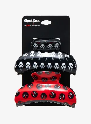 Scream Ghost Face Claw Hair Clip Set