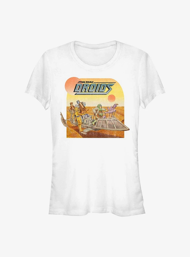 Star Wars Droid Sunset Girl's T-Shirt