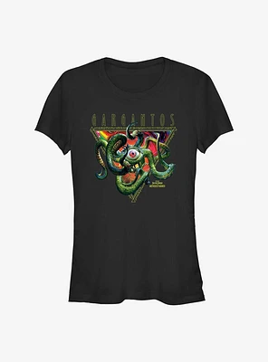 Marvel Doctor Strange The Multiverse Of Madness Gargantos Triangle Badge Girls T-Shirt