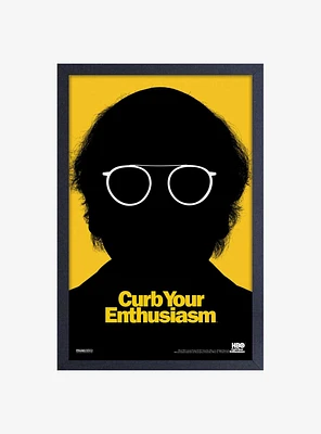 Curb Your Enthusiasm Oy Framed Wood Wall Art
