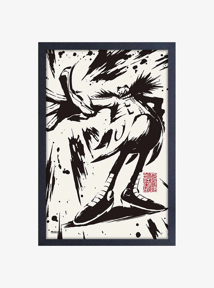 Sonic the Hedgehog Inked Eggman Framed Wood Wall Art