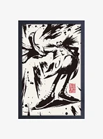 Sonic the Hedgehog Inked Eggman Framed Wood Wall Art