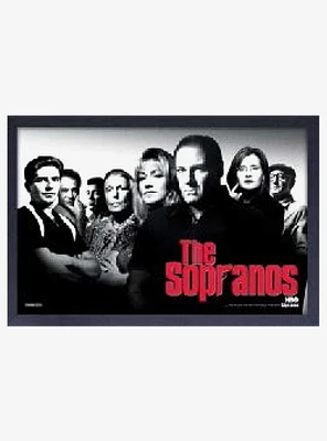 The Sopranos Logo Framed Wood Wall Art