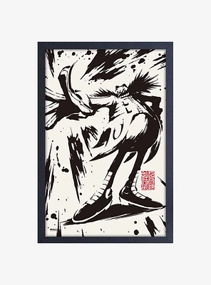 Sonic the Hedgehog Inked Eggman Framed Wood Wall Art